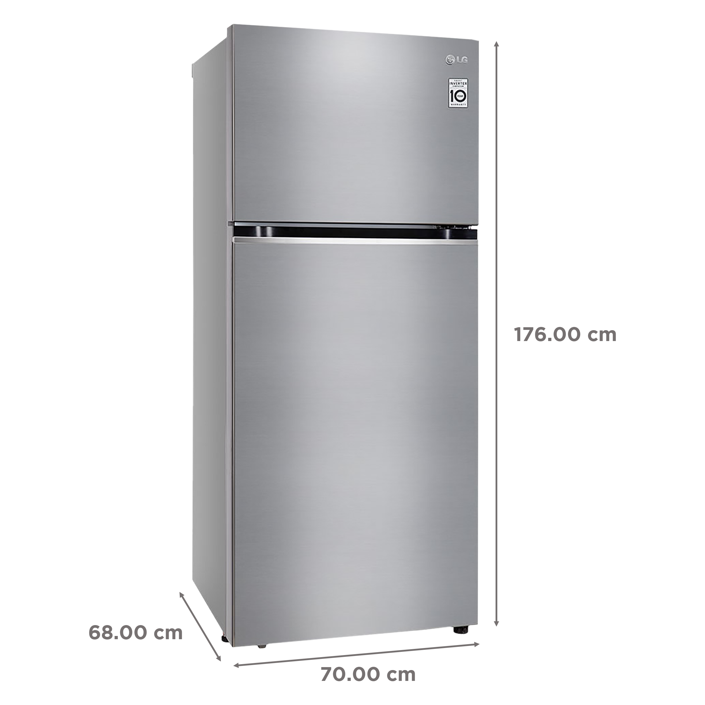 Buy LG 360 Litres 2 Star Frost Free Double Door Refrigerator with Anti